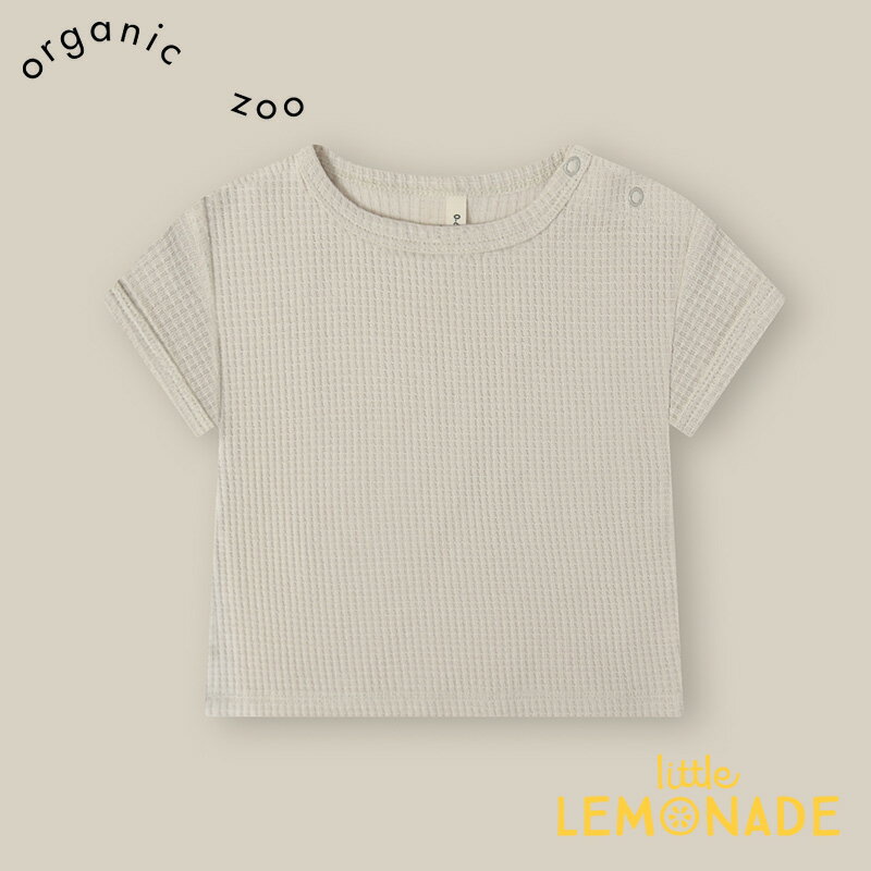  organic zoo Ceramic White Waffle Boxy T-Shirt  6-12 1-2 2-3 3-4  TVc zCg n Z~bNJ[ gbvX bt I[KjbNY[ xr[ qǂ ނ ނߕ jZbNX gl[h Ap SS24 14WTCW