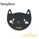 【Party Deco】 黒猫のペーパーナプキン 20枚入り ハロウィン 紙ナプキン ねこ ネコ 誕生日 ハロウィーン パーティー テーブルウェア 飾り Halloween Napkins Cat かわいい あす楽 リトルレモネード