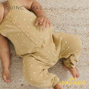 【Quincy Mae】 SLEEVELESS JUMPSUIT GOLD STAR【2-3歳】 QM158LD SS21 星柄 ノースリーブ ジャンプスーツ ベビー クインシーメイ 赤ちゃん 子供 ユニセックス おしゃれ ベビー服 リトルレモネード アパレル SALE