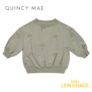 Quincy Mae RELAXED FLEECE SWEATSHIRT 12-18/18-24/2-3С UMBRELLAS ե꡼ åȥ ȥ졼ʡ ȥåץ Ĺµ  ֥ ٥ӡ 󥷡ᥤ ֤ Ҷ ˤλ  ȥ͡ ٥ӡ YKZ AW23 QM454RRAG SALE