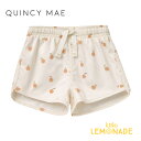 【Quincy Mae】BOYS SWIM SHORT 【12-18か月/18-24か月/2-3歳/4-5歳】 ORANGES 水着 スイムパンツ オレンジ柄 ショーツ 海水パンツ 日焼け対策 スイムウェア クインシーメイ ベビー キッズ おしゃれ リトルレモネード あす楽 アパレル SS24 QM333AKAL YKZ