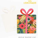 【RIFLE PAPER】 ギフトタグ メッセージカード プレゼントのかたち 花柄 グリーティング カード ギフト お祝い 手紙 手書き 文房具 ステーショナリ...