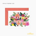 【RIFLE PAPER】 バースデーカード/JULIET ROSE(ジュリエットバースデー) 誕生日 Birthday カード message card メッ...