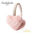 【Rockahula Kids】Fluffy Love Heart Earmuffs-PINK (E2083P) ハート イヤーマフ 耳あて ピンク ヘッドアクセサリー アクセサリー 防寒具 誕生日 クリスマス プレゼント ギフト ロッカフラキッズ 23AW あす楽 リトルレモネード