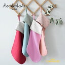【Rockahula Kids】Starry Christmas Stocking PINK / RED / BLUE / CORAL ( X432 ) クリスマス ソックス 全4色 靴下 ラッピング ギフトバッグ プレゼント包装 クリスマス プレゼント ロッカフラキッズ 23AW あす楽 リトルレモネード