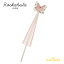 【Rockahula Kids】 Flora Butterfly Wand-WHITE バタフライモチーフのステッキ 杖 ワンド ピンク 花柄 ちょうちょ イースター ハロウィン 仮装 変身 パステル 魔法 イベント 撮影小物 お家スタジオ プレゼント ギフト ロッカフラキッズ あす楽 リトルレモネード W215W