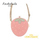 【Rockahula Kids】 Sweet Strawberry Bag-PINK いちご バッグ 肩掛け ショルダー ポーチ ポシェット 斜め掛けバッグ イ...