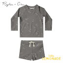 【GWセール★全品ポイント3倍】 【Rylee＋Cru】 RASH GUARD BOY SET FLIGHT 【6-12か月】 水着 ラッシュガード パンツセット 男の子 ベビー 子供服 ライリーアンドクルー RC253INK リトルレモネ…