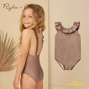 【Rylee+Cru】ARIELLE ONE-PIECE 【12-18か月/18-24か月/2-3歳/4-5歳】 MULBERRY SHIMMER 水着 スイムウェア フリルスカート タンクトップ ワンピース ピンク 女の子 おしゃれ 子供服 リトルレモネード アパレル RC377MULB SS24 KTZ ★SALED