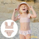 【Rylee+Cru】SANTORINI BIKINI 【2-3歳/4-5歳/6-7歳】 PINK 水着 ビキニ スイムウェア セパレート 無地 ピンク フリル 海水浴 プール 海 女の子 おしゃれ 子ども服 キッズ リトルレモネード アパレル RC814SWNH SS25(4)