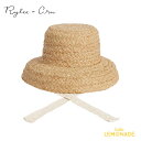 【Rylee+Cru】GARDEN HAT 【S/M(51cm) - M/L(53cm)】 STRAW 帽子 麦わら帽子 ストローハット 紐つきハット サマーハット 女の子 男の子 キッズ おしゃれ 子供服 アパレル ライリーアンドクルー リトルレモネード RCA077WWFE SS25SALE