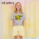 【Soft gallery】 自転車デザイン Tシャツ 【2歳/4歳/6歳】 子供服 トップス T-SHIRT ASGER chopper print 半袖 自転車 ソフトギャラリー 子供服 SS リトルレモネード アパレル SALE