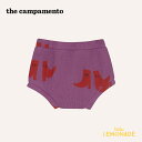 【The Campamento】HAPPY BOOTS BABY BLOOMER 【6-9か月/12-18か月】 ベビー ブルマ ハッピーブーツ イラスト ショーツ パープル 総柄 ユニーク 出産祝い 出産準備 こども服 ベビー服 リトルレモネード ザカンパメント アパレル (TC-SS25-BABY-33) SS25 KTZ