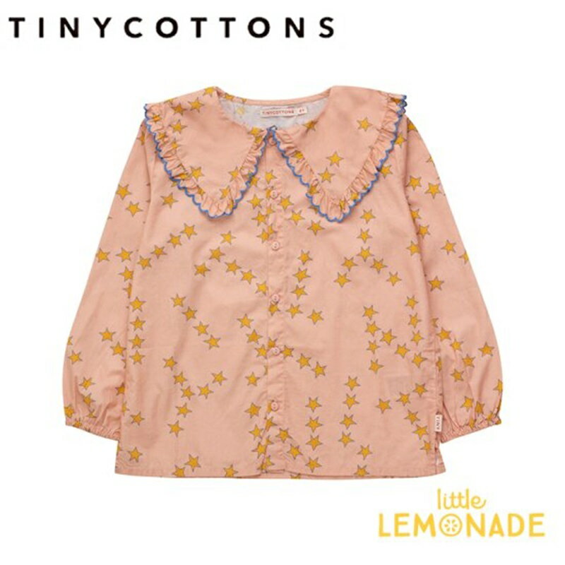 ytinycottonsz TINY STARS FRILL COLLAR SHIRT y2/3/4΁z uEX ݕt gbvX  sN gbvX LbY  ̎q q Ap gl[h ^Cj[RbgY AW23-165 YKZ SALE