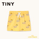 【tinycottons】DUCKS SKIRT 【2歳/3歳/4歳】 mellow yellow キッズ スカート ミニスカート イエロー ダック アヒル イ...