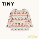 タイニーコットンズ Cherry Pattern Rib Baby tee (12か月/24か月) TINYCOTTONS 長袖Tシャツ ロンT コットン イラ...