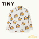 タイニーコットンズ Dogs Rib Mockneck (2歳/3歳/4歳/6歳) TINYCOTTONS 長袖 リブトップス ロンT ロングスリーブ ドッグ 犬 ドギー ワンちゃん ホワイト タートルネック おしゃれ キッズ 子ども ベビー服 90cm 100cm 110cm アパレル リトルレモネード AW25-241 KTZ