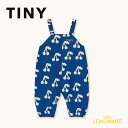 タイニーコットンズ Cherries Woven Baby dungaree (6か月/12か月) TINYCOTTONS ベビー ダンガリー サロペット 総柄 チェリー ブルー さくらんぼ つなぎ キッズ 子ども おしゃれ 赤ちゃん 出産祝い ベビー服 70cm 80cm アパレル リトルレモネード AW25-190 KTZ