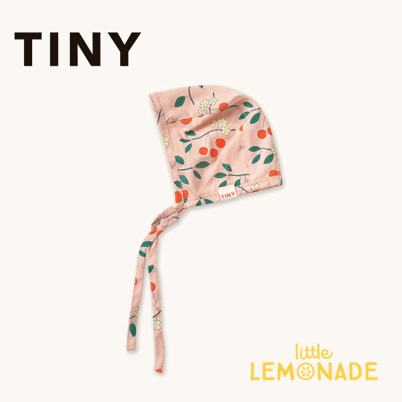 タイニーコットンズ CHERRY TREES BONNET wild rose ボンネット さくらんぼの木 チェリー 日よけ 帽子 赤ちゃん おしゃれ かわいい ベビー キッズ 出産準備 出産祝い ギフト プレゼント ベビー服 アパレル リトルレモネード TINYCOTTONS SS26-385 L15 KTZ