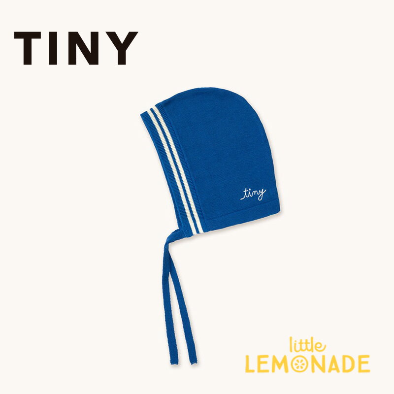 タイニーコットンズ STRIPES BONNET ultramarine ボンネット フチホワイト2本ライン ブルー 日よけ 帽子 赤ちゃん おしゃれ かわいい ベビー キッズ 出産準備 出産祝い ギフト プレゼント ベビー服 アパレル リトルレモネード TINYCOTTONS SS26-376 J29 KTZ