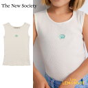 【The New Society】 Lipsi Top White 【2歳/3歳/4歳/6歳】ノースリーブ トップス タンクトップ ホワイト ワンポイント子ども...