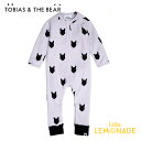 【Tobias & The Bear】 ライラックフォックス カバーオール 長袖長ズボン 【3-6/6-12/12-18/18-24か月】 Lilac Fox placket romper キツネ トビアスアンドザベアー ベビー 子供 男の子 女の子 ユニセックス おしゃれ リトルレモネード ベビー服 アパレル YKZ SALE