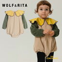 ウルフアンドリタ ERCILIA STONE (6-12か月/12-18か月/18-24か月) WOLF&RITA ベビーロンパース Bodysuit 襟付き ボディ 長袖 ベビー服 子ども服 海外子ども服 74cm/86cm/92cm リトルレモネード アパレル PAWRYBDS0283059.AW25.20 KTZ