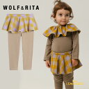ウルフアンドリタ ANINHA MOL (6-12か月/12-18か月/18-24か月) WOLF&RITA ベビー レギンス leggings チェック スパッツ 2way ベビー服 子ども服 海外子ども服 74cm/86cm/92cm リトルレモネード アパレル PAWRYLEG0282061.AW25.20 KTZ