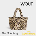 【WOUF】 ハンドバッグ Agathe Mini Handbag キルティング レオパード ミニトート バッグ ミニバッグ ママバッグ ランチバッグ ヒョウ柄 女性向け ギフト 100%リサイクル生地 TBQ230026 あす楽 リトルレモネード