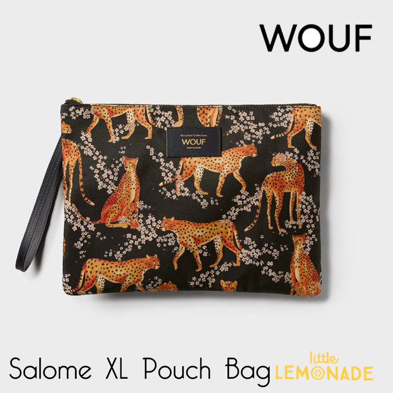  ラージポーチ Salome XL Pouch Bag ヒョウ 豹 26 x 19 x 1.5 cm マチ無し クラッチバッグ pouch バッグ 女性向けギフト 小物入れ 小物ポーチ MXA230027 あす楽 リトルレモネード