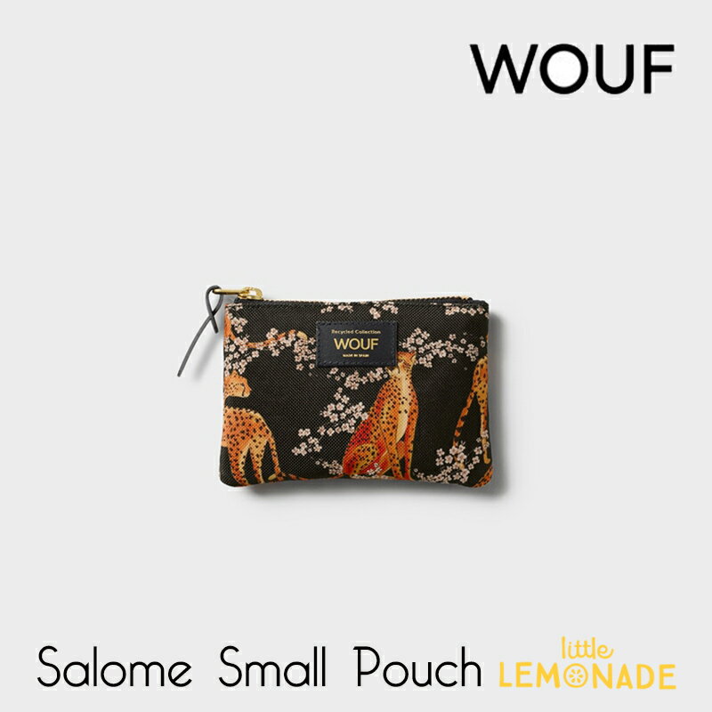  Salome Small Pouch スモール ポーチ ヒョウ 豹 レオパード 13 x 9 x 1.5cm クラッチバッグ 小物入れ バッグインバッグ 女性向けギフト 化粧ポーチ パスポートケース MS230027 ウーフ あす楽 リトルレモネード