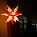 【クリスマス用品・入荷しました！】40cmベツレヘムの星ライト：RED＆WHITESpecial Item　ヘルンフート［ Christmas：クリスマス ］