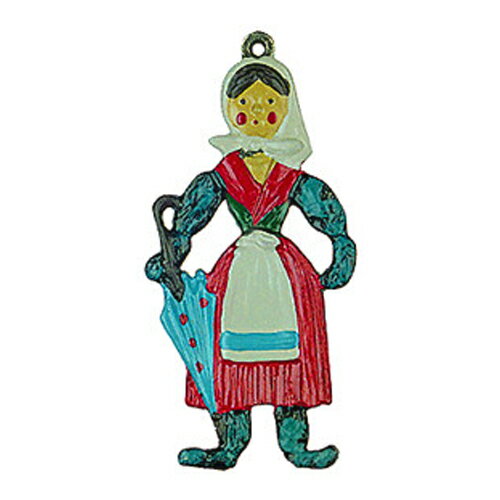 【Kühn:錫のオーナメント】スカーフおばさん