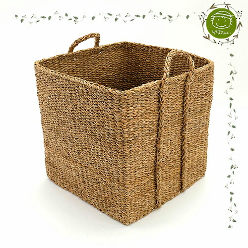 【INTERIOR・インテリア用品】 シーグラスのプラントバスケット