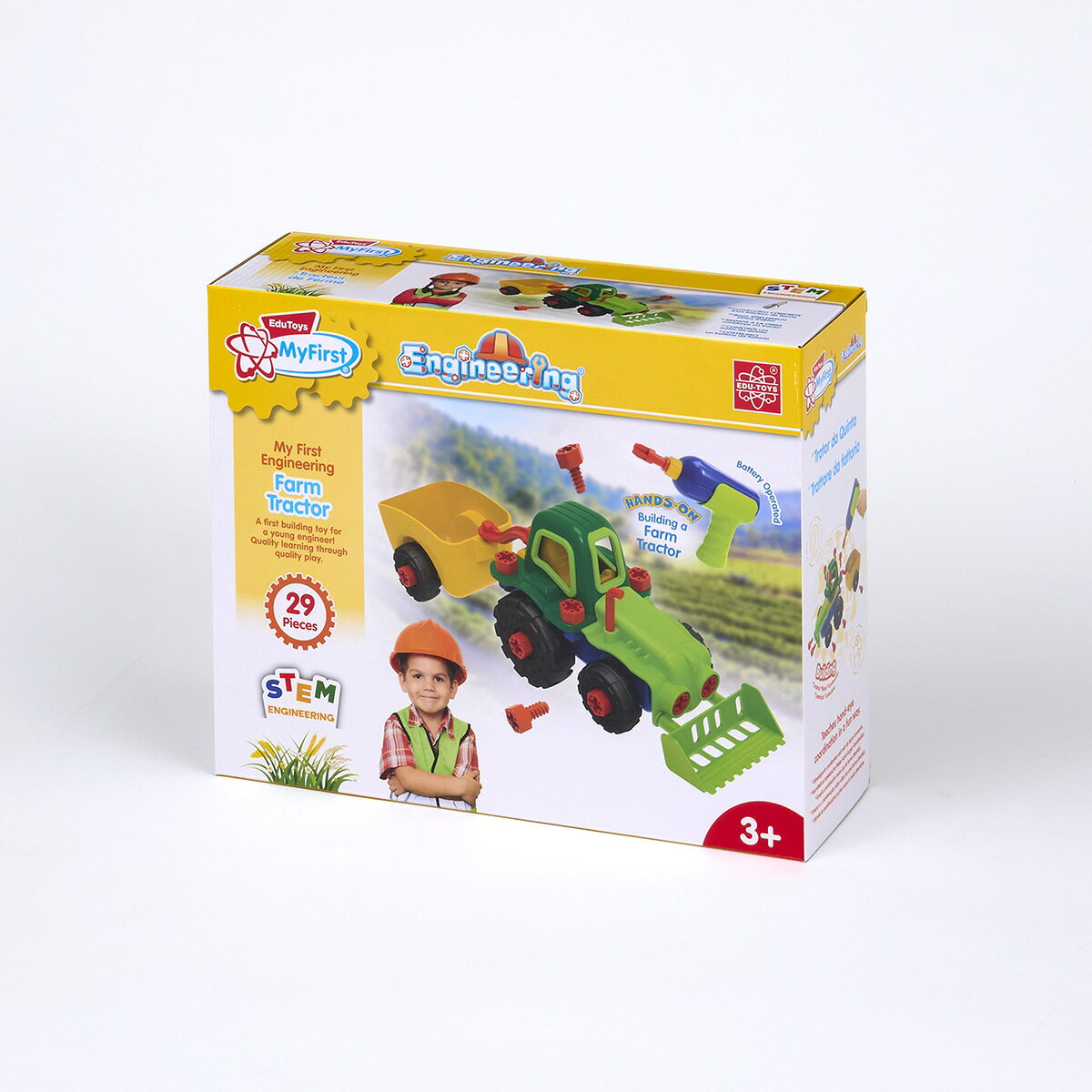 【知育玩具】［ BorneLund：ボーネルンド ］作ってみよう！マイ・ファースト トラクター 2