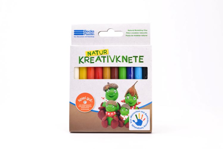 【知育玩具】お口に入れても安心な自然素材。クリエイティブ粘土・みつろう（蜜蝋）10色セット