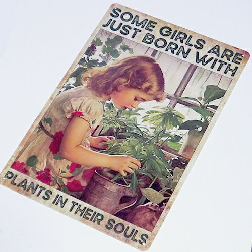 【ビンテージメタルティンサイン】グリーンガーデニング