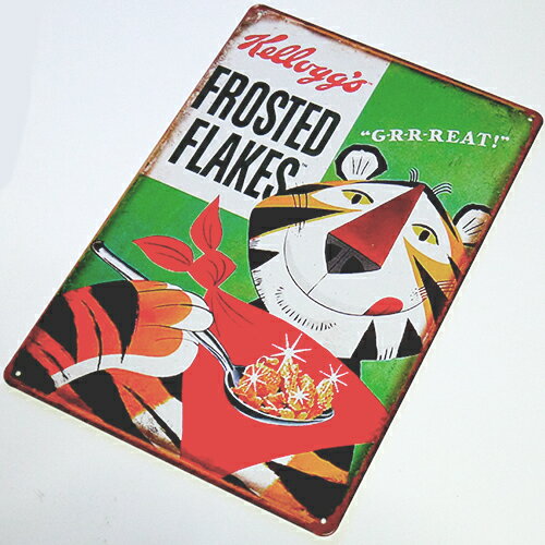 【ビンテージメタルティンサイン】ケロッグ