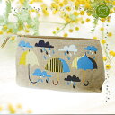 【Danica Studio】トラベルポーチ Lサイズ:雨模様