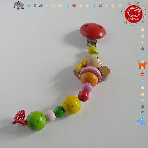 【ベビー向けおもちゃ】チェーンクリップ:女の子