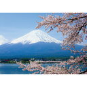 お風呂ポスター　満開の桜と富士山　B1（103×72.8cm）　短期貼替タイプ（水貼素材）