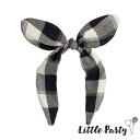 MIMI LULA Extra Wide Gingham Alice カチューシャ チェック リボン ブラック ギンガムチェック ヘアアクセサリー アクセサリー ミミアンドルーラ ミミ＆ルーラ 女の子 誕生日 プレゼント ギフト おしゃれ かわいい あす楽