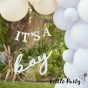 ベビーシャワー バナー It's a boy パーティー ガーランド Baby Shower ジェンダーリビール 性別発表 男の子 パーティー おしゃれ 装飾 あす楽 [Ginger Ray]