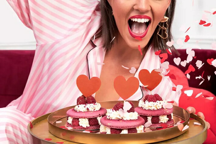 【6/1 ポイント12倍】 カップケーキトッパー ハート [6本セット] 手作り 手づくり ラッピング ケーキトッパー 誕生日 バースデー 1歳 ハーフバースデー パーティー ホームパーティー バレンタイン カップケーキ ケーキ ケーキピック ケーキ飾り付け あす楽 [PartyDeco] 3