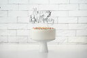 ケーキトッパー シルバー 誕生日 バースデー パーティー ホームパーティー 誕生日ケーキ 装飾 ケーキ飾り付け デコレーション あす楽 [PartyDeco] 2