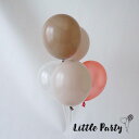 楽天Little Partyバルーンセット トレンドのナチュラルバルーンセット ローズゴールド ナチュラル ピンク ベージュ 風船 セット [5枚セット] 27cm 誕生日 バルーン 男の子 女の子クリアバルーン バースデーバースデー ウエディング 飾り付け 大人 おしゃれ かわいい あす楽