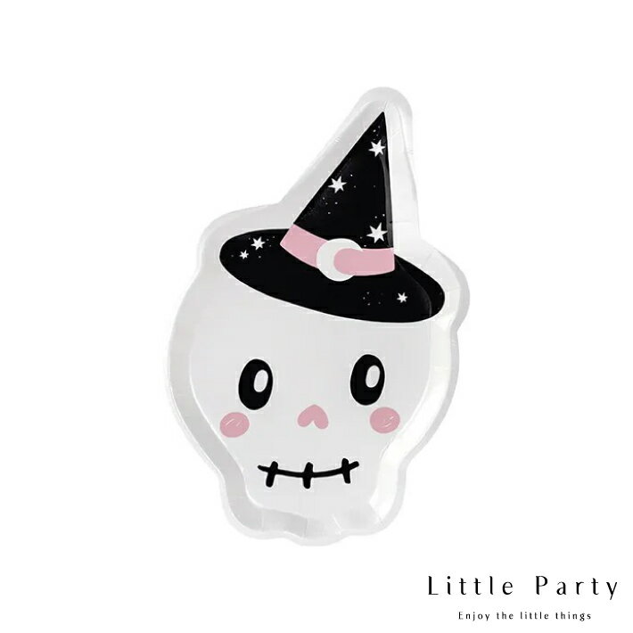 ハロウィン プレート スカル ［6枚入り] 飾り 紙皿 使い捨て 食器 ペーパープレート パーティグ ...