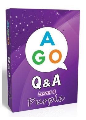 大人気AGO カードゲームに新レベルが登場！AGO Q&A Purple (Level 4) は、さらにおもしろくて実用的な36の会話形式の質問で、遊びながら楽しく英語を学びます。 AGO Q&A Purpleは、中高生はもちろん、大人まで...