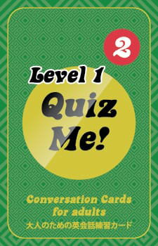 ߡ Х󡦥 for Adults - Level 1, Pack 2 Quiz Me! Conversation Cards for Adults - Level1,Pack 2ڱѸؤֿͤ˥ Ѹ춵