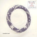 【丸大ビーズで柄のチューブクロッシェを】【2月新入荷！】エトワール～紫～ Little Beads Village ビーズ キット ビーズアクセサリー キット/ビーズクロッシェ キット/チューブクロッシェ/バングル/ビーズアクセサリー 紫 パープル 編みやすい ハンドメイド 大人